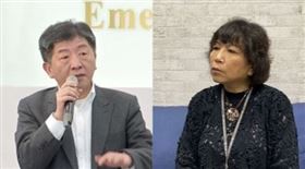 陳時中,葉毓蘭,組合圖