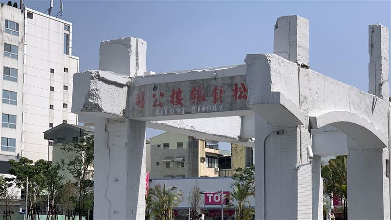 台南河樂廣場　斷壁殘垣風格如古羅馬
