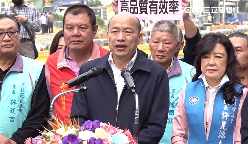 中華地下道通車　韓國瑜：想請喝啤酒