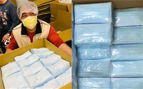 沒薪水支援口罩廠！國防志工「腰酸背痛」喊：充滿榮譽（圖／翻攝自爆廢公社）