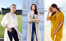 長谷川潤穿搭圖。（圖／UNIQLO提供）