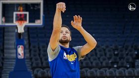 ▲柯瑞（Stephen Curry）傷後復出表示仍想打東京奧運。（圖／翻攝自勇士推特）