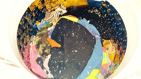 洗衣機,衛生紙,碎屑,柔軟精(翻攝自 推特)