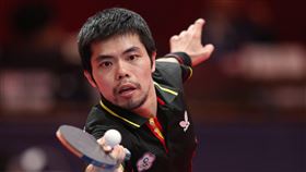 亞運桌球　莊智淵8強止步（3）2018雅加達亞運，台灣桌球老將莊智淵今年已是第6度參加亞運，31日他在男子桌球8強賽吞敗，只差一步就能獲得獎牌。中央社記者張新偉雅加達攝　107年8月31日