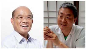 蘇貞昌,口罩,出口,孔繁錦（合成圖／翻攝自臉書）
