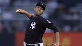 ▲洋基農場頭號新秀賈西亞（Deivi Garcia），春訓第2場先發2局2K失1分。（圖／美聯社／達志影像）