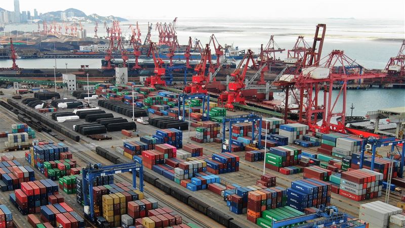 中前2月進出口　下跌9.6%