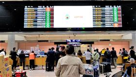 桃機春節旅客量將創新交通部7日舉行年終記者會，桃園國際機場預估春節疏運期旅客量再創新，1月17日至2月4日加班機有1423架次，整體加班機占全部航機9.2%。（圖為桃機7日入境大廳）中央社記者吳睿騏桃園機場攝  109年1月7日