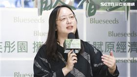 唐鳳出席芙彤園洗沐產品記者會。（圖／記者林士傑攝影）