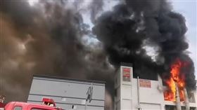 彰化,火災,工廠,彰濱工業區（圖／翻攝畫面）