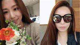 沒想到Hebe到攝影棚下一秒頭髮滿頭髮膠。（圖／翻攝自田馥甄 Hebe臉書）