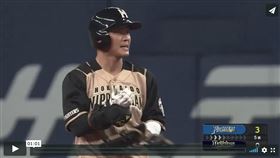 ▲日本火腿王柏融。（圖／翻攝自太平洋聯盟TV）