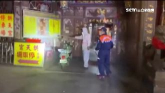 廟宇關廟門一週消毒2次　拜拜前測溫