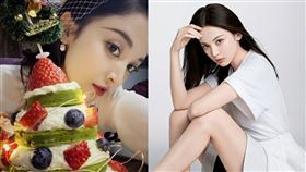 古力娜扎在節目中自爆，心情不好可以一日吃50個茶包渣。（圖／翻攝自微博）