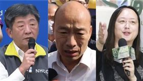 陳時中,韓國瑜,唐鳳（組合圖／資料照）