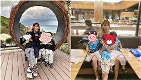 雙胞胎姐妹,依依,第四胎,男寶寶。翻攝自臉書