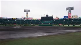 ▲空蕩蕩的甲子園球場。（圖／翻攝自@tanakamasahochi推特）