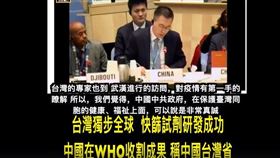 台成功研發快篩　陸在WHO竟搶收割（圖／翻攝自臉書公民廟口）