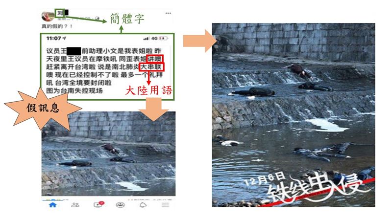 陸配造謠台灣將全面封閉　社維法送辦