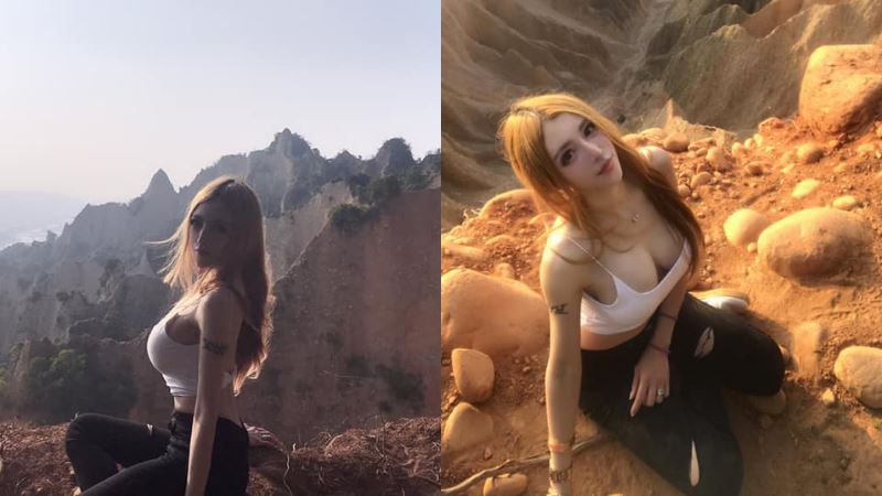 爬火炎山曬雪乳惹議　網美曝當時情形