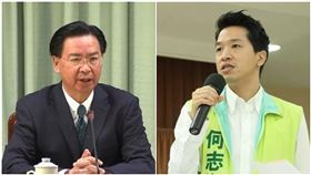 外交部長吳釗燮，民進黨立委何志偉（合成圖）