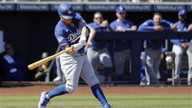 ▲道奇熱身賽戰教士，全場吞14K但打下14分贏球。（圖／美聯社／達志影像）