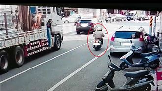 「內輪差」死亡車禍　騎士最後身影曝