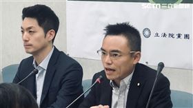 國民黨「菲常可惡！蔡政府硬起來！」記者會，蔣萬安、林奕華、洪孟楷（圖／記者林恩如攝影）