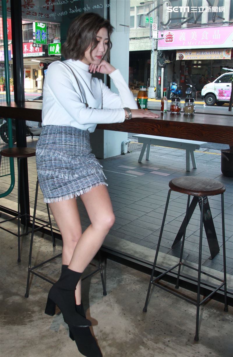 傅健穎接受三立新聞網專訪。（記者邱榮吉/攝影）