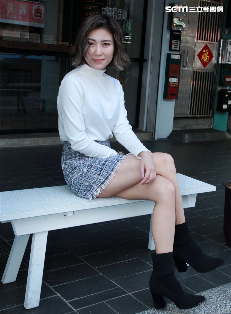 傅健穎接受三立新聞網專訪。（記者邱榮吉/攝影）