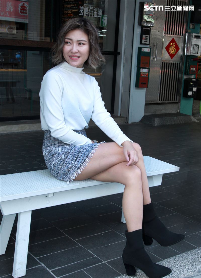 傅健穎接受三立新聞網專訪。（記者邱榮吉/攝影）