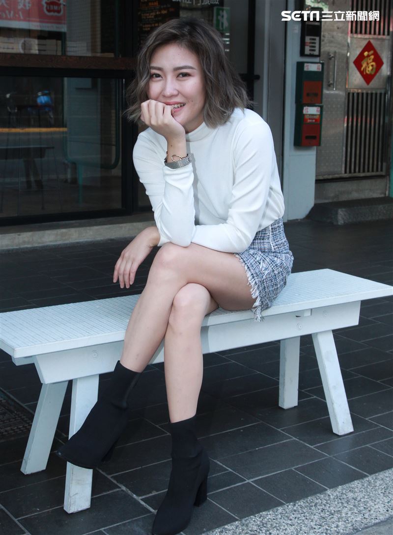 傅健穎接受三立新聞網專訪。（記者邱榮吉/攝影）