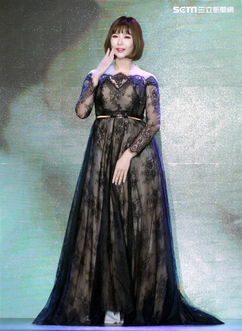 第一屆JKF百大女郎第二名Sylvia希維亞。（記者邱榮吉/攝影）