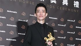 金馬56得獎最佳新導演徐漢強《返校》。（圖／記者邱榮吉、林士傑、林聖凱攝影）