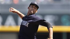 ▲洋基2019年農場頭號新秀賈西亞（Deivi Garcia）3.1局飆3K失3分。（圖／美聯社／達志影像）