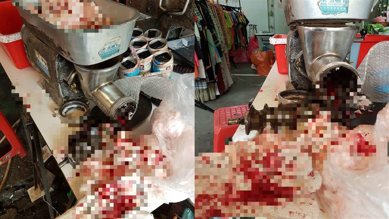 大叔手指被絞肉機尬入…灑脫：不要了