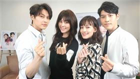 《覆活》左起邱勝翊、任容萱、姚以緹、吳岳擎（圖／八大提供）
