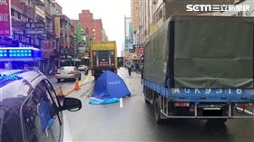 貨車,車禍,併排,騎士,新竹