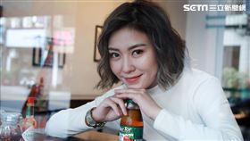 傅健穎接受三立新聞網專訪。（記者邱榮吉/攝影）