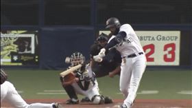 ▲歐力士隊洋砲Aderlin Rodriguez開轟。（圖／翻攝自太平洋聯盟TV）
