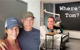  武漢肺炎（COVID-19、新冠肺炎）／湯姆漢克斯（Tom Hanks）與妻子麗塔威森，在澳洲黃金海岸大學醫院接受隔離治療／跟他們同醫院的確診病患曬出病房照片。IG
