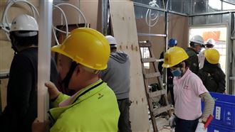 弱勢住家遭祝融　台灣心義工團助重建