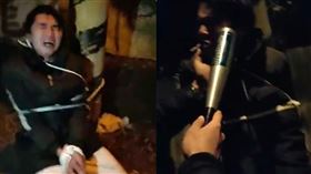 吃屎哥,游兆霖,電桿,鋁棍／翻攝臉書