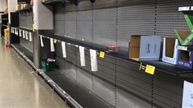 澳洲當地超市已經開始瘋搶物資。（圖／讀者提供）