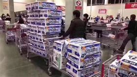 衛生紙,美國,好市多,搶購,進貨(圖/翻攝自臉書