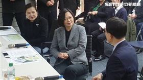 蔡英文視察聚陽實業（圖／記者黎冠志攝）