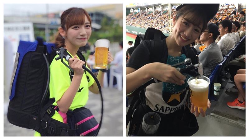 日職延賽　超正啤酒妹收入掛零好煩惱