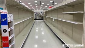 ▲加州頒佈留守室內命令，矽谷超市被掃空。（圖／讀者提供）