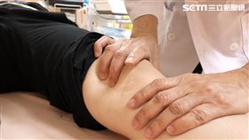 膝蓋疼,走路,台中慈濟醫復健科,張瓊玟,超音波,膝關節,積水