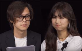  YouTuber「HowHow」（陳孜昊）／老婆、歌手鄧福如（阿福）。（圖／翻攝自YouTube）